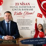 Remzi Aras’tan 23 Nisan Mesajı: “Egemenlik Milletindir”