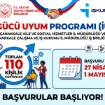 Çanakkale’de İş Arayanlara Müjde ; “110 Kişilik İUP Başvuruları Başlıyor”