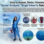 Sivas’ta Başladı, Finlandiya’da Tarih Yazdı: “Buzlar Kraliçesi” Birgül Erken’in Rekoru Tescillendi