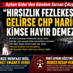 Ayhan Gider’den Gündem Sarsan Çıkış ; “Hırsızlık Fezlekesi Gelirse CHP Hariç Kimse Hayır Demez”