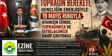 BAŞKAN SERKAN ZEHİR ; “TOPRAĞIN BEREKETİ, GENÇLİĞİN ENERJİSİYLE 19 MAYIS RUHUYLA ATAMIZIN İZİNDE, TOPRAĞIMIZA VE İSTİKLALİMİZE SAHİP ÇIKIYORUZ”