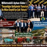 Milletvekili Ayhan Gider ; “İnsanlığın Gelişimini Yansıtan Bu Müze Geykili’ye Çok Yakışıtı”
