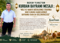 BAŞKAN YILMAZ’DAN KURBAN BAYRAMI MESAJI ; ” MİLLİ VE MANEVİ DEĞERLERİMİZ ETRAFINDA KENETLENEREK KARDEŞLİĞİMİZİ BAYRAMDA DAHA DA GÜÇLENDİRECEĞİZ”