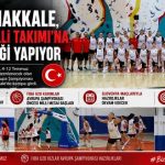 ÇANAKKALE, U20 KIZ MİLLİ TAKIMI’NA EV SAHİPLİĞİ YAPIYOR