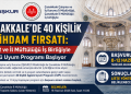 Çanakkale’de 40 Kişilik İstihdam Fırsatı: İŞKUR ve İl Müftülüğü İş Birliğiyle İşgücü Uyum Programı Başlıyor