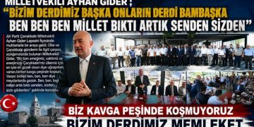 MİLLETVEKİLİ AYHAN GİDER ; “BİZİM DERDİMİZ BAŞKA ONLARIN DERDİ BAMBAŞKA BEN BEN BEN MİLLET BIKTI ARTIK SENDEN SİZDEN”