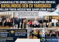 Çanakkale’de Gençlerin Kariyer Zirvesi: “Hayalindeki Sen CV Yarışması” Ödülleri Troya Müzesi’nde Sahiplerini Buldu